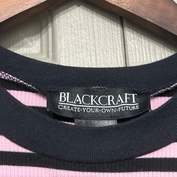 BLACKCRAFT Witchy Pink Striped Tee - Picture 3 of 6